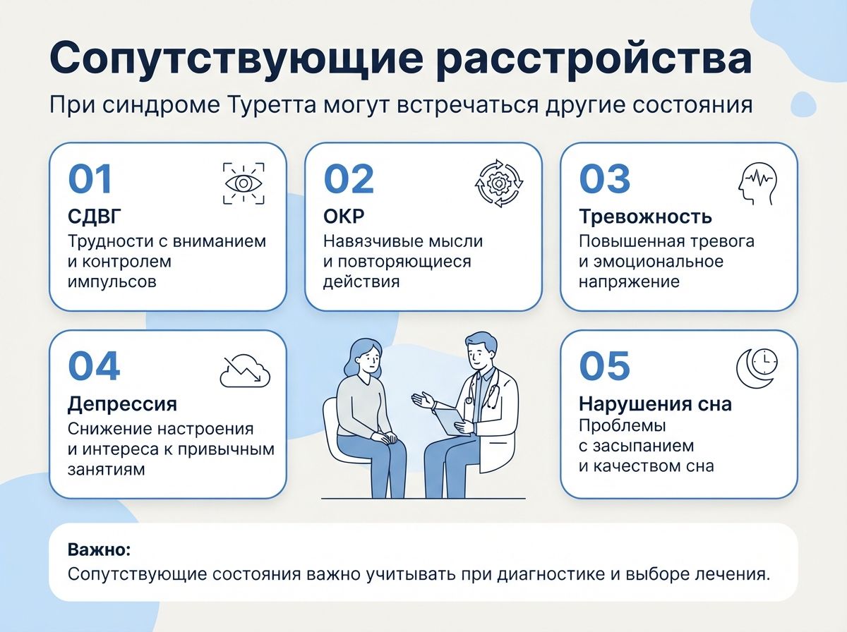 Лечение синдрома Туретта в Боровске инфографика