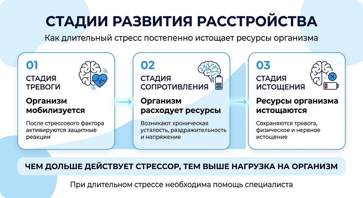 Лечение стресса в Боровске инфографика